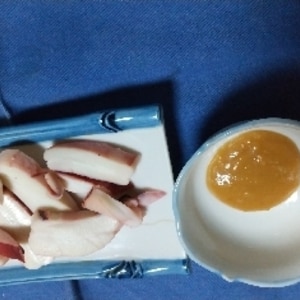 ホタルイカの辛子酢味噌
